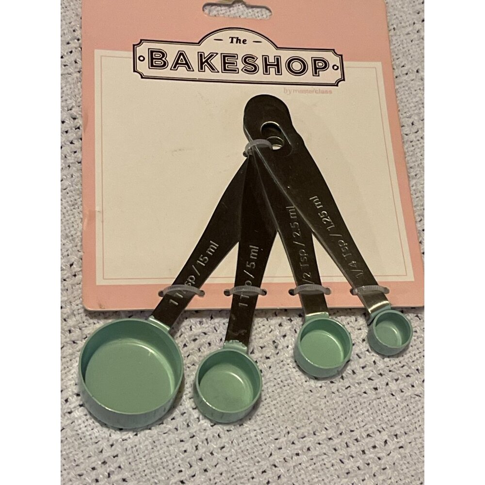 Master Class Measuring Spoons Set 4PC, Mint Green‎